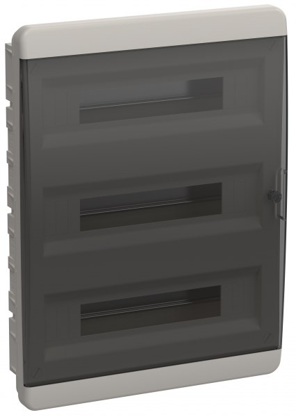 Бокс ЩРВ-П-54мод встр. пласт бел (дв.прозр) 3 ряда IP41 TEKFOR IEK (1/4) TF5-KP12-V-54-41-K01-K03 - фото 414