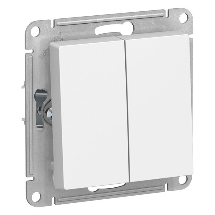 Переключатель 2кл промеж с/у белый механизм AtlasDesign Systeme Electric ATN000173 - фото 5943