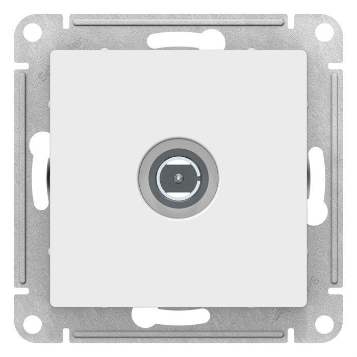 Розетка 1гн ТВ коннектор с/у белый механизм AtlasDesign Systeme Electric (1/10) ATN000193 - фото 5950