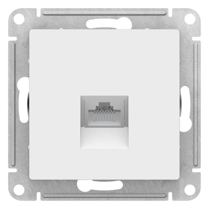 Розетка 1гн комп RJ45 с/у белый механизм кат.5е AtlasDesign Systeme Electric (1/10) ATN000183 - фото 5972