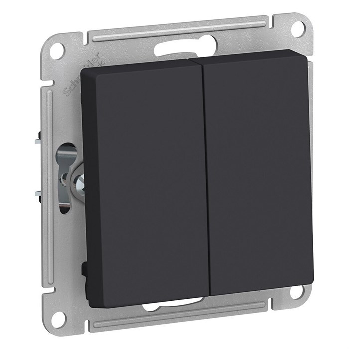 Переключатель 2кл промеж с/у карбон механизм AtlasDesign Systeme Electric (1/5) ATN001073 - фото 6057