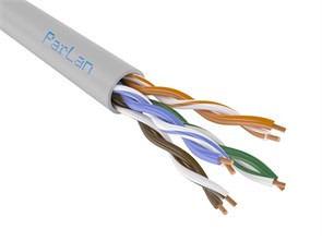 Витая пара CCA FTP CAT 5E FTP CU Медный 4 х 2 х 0,52 Экран (серый) (305мет упак) инт-110-1
