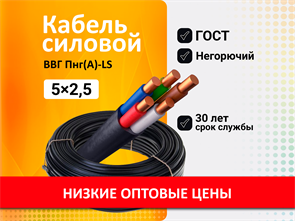 {{productViewItem.photos[photoViewList.activeNavIndex].Alt || productViewItem.photos[photoViewList.activeNavIndex].Description || 'Кабель ВВГ-Пнг(А)-LS ГОСТ 4х2,5 ГОСТ (5метров)'}}