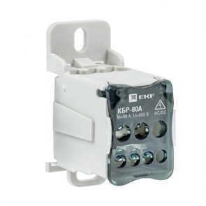 Блок распред. (кросс) крепеж на панель и din кбр-80 a EKF plc-kbr80
