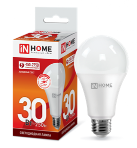 Лампа светодиодная 30Вт LED-A70-VC 230В Е27 6500К 2850Лм IN HOME 4690612024165