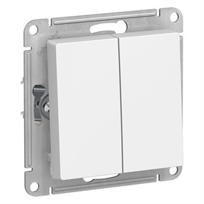 Переключатель 2кл промеж с/у белый механизм AtlasDesign Systeme Electric ATN000173