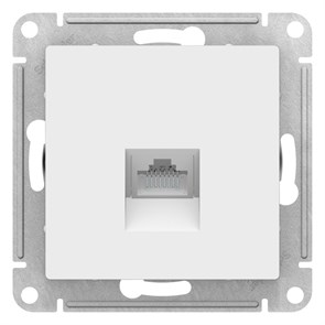 Розетка 1гн комп RJ45 с/у белый механизм кат.5е AtlasDesign Systeme Electric (1/10) ATN000183