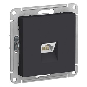 Розетка 1гн комп RJ45 с/у карбон механизм кат.5е AtlasDesign Systeme Electric ATN001083