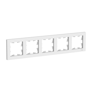 Рамка 5гн белый AtlasDesign Systeme Electric (1/5) ATN000105