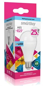 Светодиодная (LED) Лампа Smartbuy-A65-25W/6000/E27 (SBL-A65-25-60K-E27) SBL-A65-25-60K-E27
