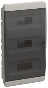 Бокс ЩРВ-П-36мод встр. пласт бел (дв.прозр) 3 ряда IP41 TEKFOR IEK (1/4) TF5-KP12-V-36-41-K01-K03