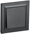 BRITE Выключатель 1-клавишный 10А в сборе ВСР10-1-0-БрЧ черный IEK BR-V10-0-10-K02-F - фото 1301