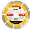 Диск алмазный отрезной сегментный 125x22.2 мм Kranz KR-90-0101 - фото 4743