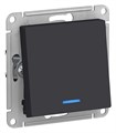 Выключатель 1кл с подсв с/у карбон механизм AtlasDesign Systeme Electric ATN001013 - фото 6012