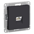 Розетка 1гн комп RJ45 с/у карбон механизм кат.5е AtlasDesign Systeme Electric ATN001083 - фото 6053