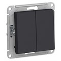 Переключатель 2кл промеж с/у карбон механизм AtlasDesign Systeme Electric (1/5) ATN001073 - фото 6057