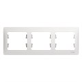 Рамка 3гн белый Glossa Systeme Electric (15) GSL000103 - фото 6085
