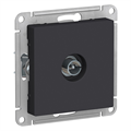 Розетка 1гн ТВ коннектор с/у карбон механизм AtlasDesign Systeme Electric ATN001093 - фото 6091