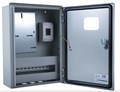 Щит учета ЩУ-3Н-12 480х350х165 настен окно с зам. металл сер IP55 КРЗМИ KRZMI50 - фото 6966